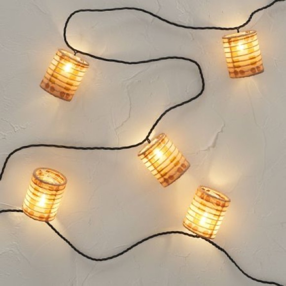 X2 OPALHOUSE X JUNGALOW 10ct Incandescent Lantern String Lights - Picture 2 of 4